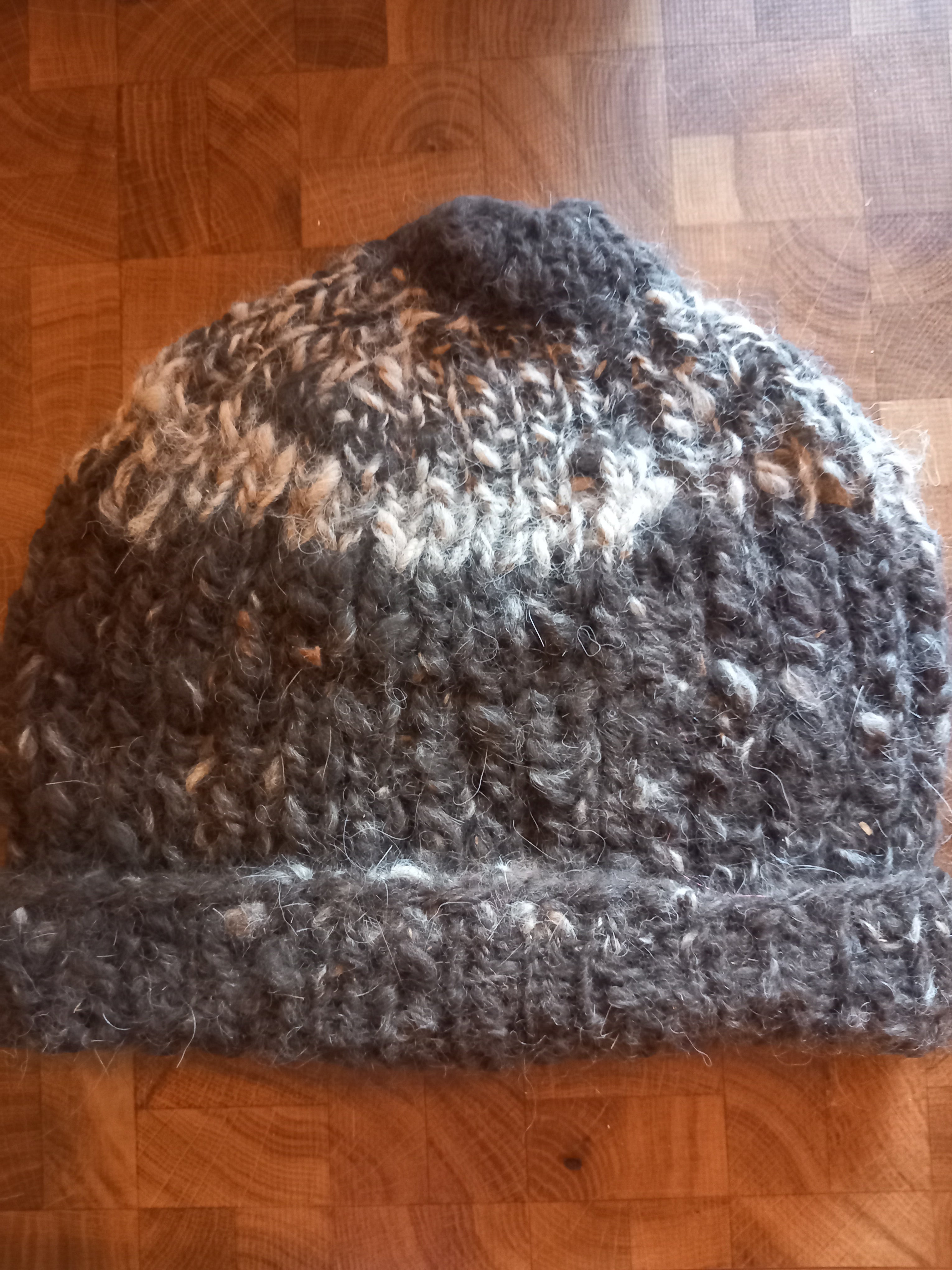 Alpakamütze Asterix dunkelbraun